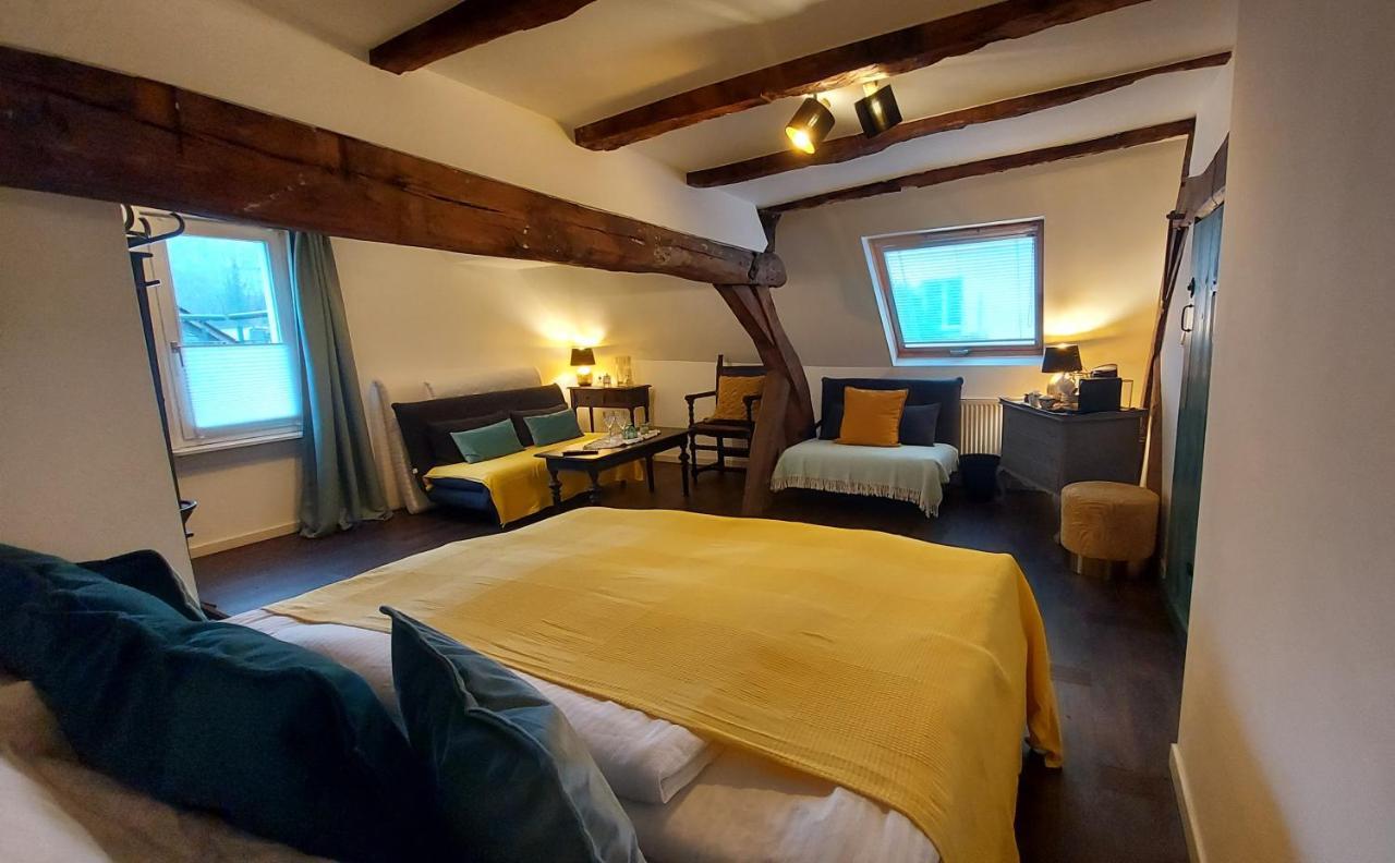 Manoir -1654- Historisch Schlafen In Monschaus Altstadt Phòng bức ảnh