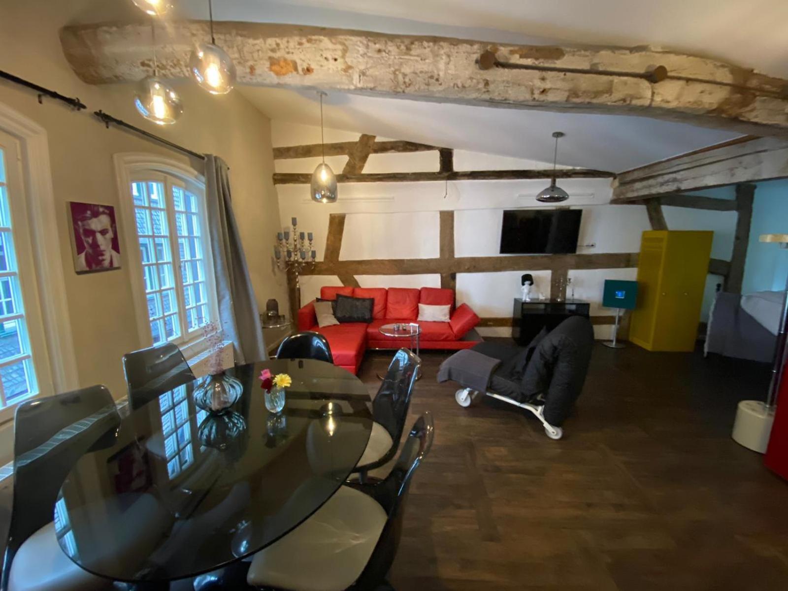Manoir -1654- Historisch Schlafen In Monschaus Altstadt Phòng bức ảnh